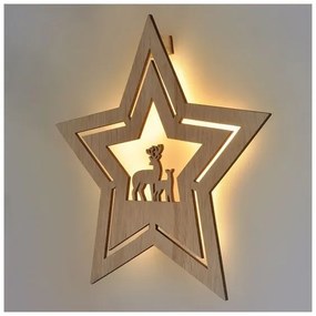 Solight 1V261 - Decorazione natalizia LED LED/2xAA stella