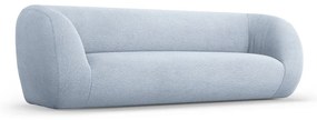 Divano in tessuto bouclé azzurro 230 cm Essen - Cosmopolitan Design