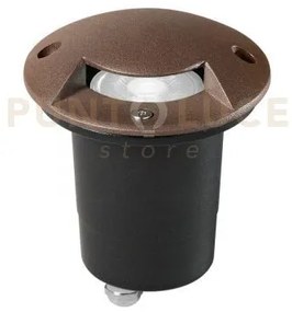 Faro carrabile a incasso hummer bronzo 1 luce attacco gu10 ip67 10,...