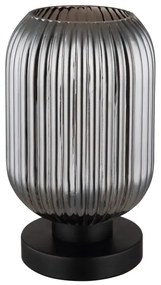 Globo 15469TS - Lampada da tavolo NORMY 1xE27/40W/230V grigio