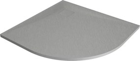 Mexen Bert piatto doccia semicircolare SMC 80 x 80 cm, grigio - 4KR618080