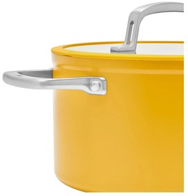 Pentola con coperchio incluso/con superficie in ceramica adatta all'induzione 5,5 l Meda 3.0 – FABINI