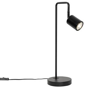 Lampada da tavolo moderna nera regolabile - Java