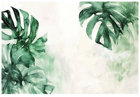 Carta da parati – Foglie enormi di monstera