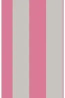 Cole & Son Carta da parati Glastonbury Stripe - Pink & Linen