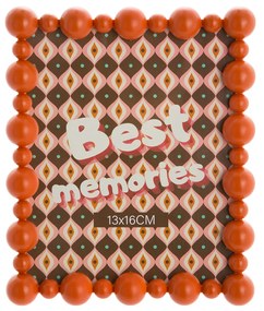 Portafoto 13x16 cm cornice arancione