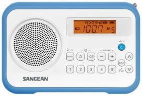 Radio Sangean PRD18W Azzurro Ambra Azzurro/Bianco