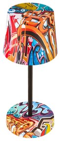 Lampada Da Tavolo Contemporanea Piha Plastica Multicolore Led 2,6W 3000K