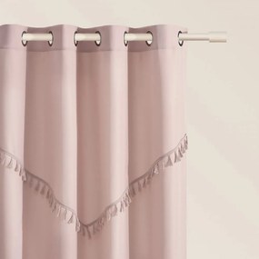 Tenda rosa CHLOE con occhielli 140x260 cm