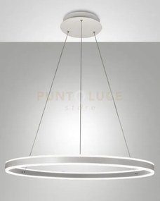 Palau lampadario a sospensione bianca d. 80cm a led 3000k - 64w - 6...