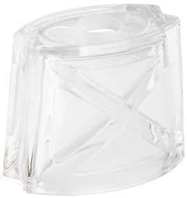 Vetro di ricambio per lampadario E14 10x12 cm bianco