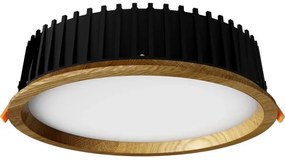 APLED - Lampada LED RONDO WOODLINE LED/18W/230V 3000K diametro 26 cm quercia legno solido