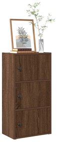 Libreria Rovere Marrone 40x24x77 Cm İn Legno Multistrato /