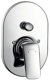 Rubinetto per doccia getto laminare cristallino monocomando My Cube cromo lucido HANSGROHE