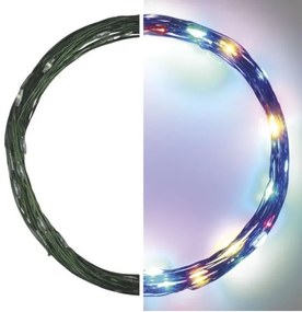 Catena LED da esterno natalizia 40xLED/9m IP44 multicolore