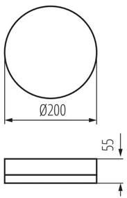 Kanlux 37298 - Lampada tecnica LED con sensore IPER LED/10W/230V IK10 IP65 arrotondato