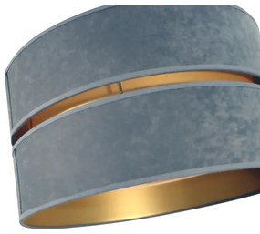 Duolla - Lampadario a sospensione con filo DUO 1xE27/15W/230V diametro 40 cm grigio