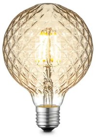 Lampadina LED 4W Amber Facet G95 Dimmerabile E27 - Lucande