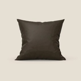 Rotterdam cuscino disponibile in diversi colori realizzato in microfibra effetto velluto raso impermeabile T09 marrone