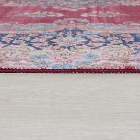 Tappeto rotondo lavabile rosso ø 180 cm FOLD Colby - Flair Rugs
