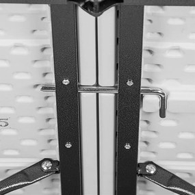 CATE - tavolo catering pieghevole salvaspazio in acciaio e abs