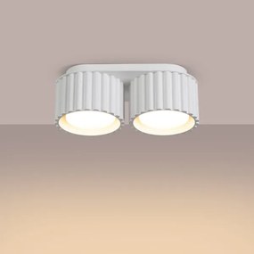 Sollux SL.1783 - Faretto AURA 2xGX53/10W/230V, bianco