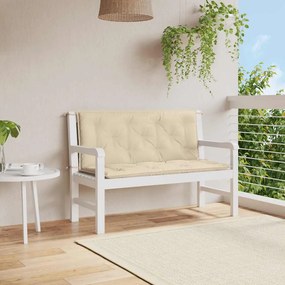 Cuscino Per Panca Beige 120x(50+50)x7 Cm İn Tessuto Oxford /