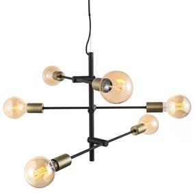 Nordlux - Lampadario a sospensione con cavo JOSEFINE 6xE27/25W/230V