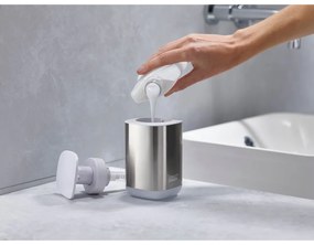 Set di accessori da bagno in acciaio inox in argento EasyStore - Joseph Joseph