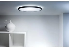 WiZ - Plafoniera LED RGB dimmerabile SUPERSLIM LED/22W/230V Wi-Fi nero
