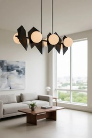Lampadario a Sospensione DRIFTON 6 BLACK e WHITE Colore Bianco