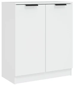 Credenza bianca 60x30x70 cm in legno multistrato