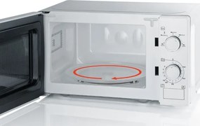Severin MW 7770 - Forno a microonde 700W/230V 20 l bianco