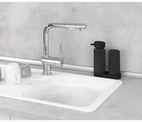 WENKO 69753800 - Organizer EASY SQUEEZ-E 15x18 cm nero