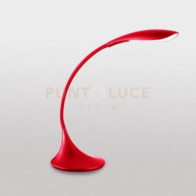Gls003- lampada da tavolo rosso flessibile in silicone dimmerabile ...