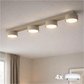 Brilagi - Faretto LED MONO 4xGX53/13W/230V beige