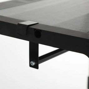 Armadio salvaspazio in tessuto con ripiani e asta appendiabiti MATIS 140x174 cm grigio