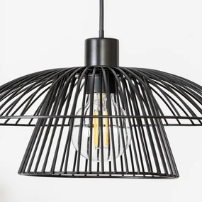 Brilagi - Lampada a sospensione LED su cavo CERIA WIRE 1xE27/40W/230V Ø 38 cm nero