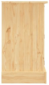 Credenza corona miele 112x43x78 cm in legno massello di pino