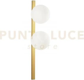 Applique a parete enoire oro 2 luci attacco e14 14x14x60cm diffusor...