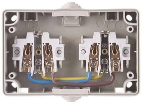 Presa da esterno SCHUKO 250V/16A IP44 2Z