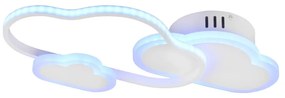 Lampada per bambini bianca 52x25 cm Cloudy - Reality