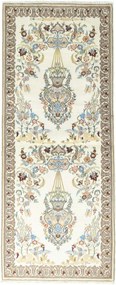 Ghom Tappeto persiano 80x190 Beige (Iran) Annodato A Mano