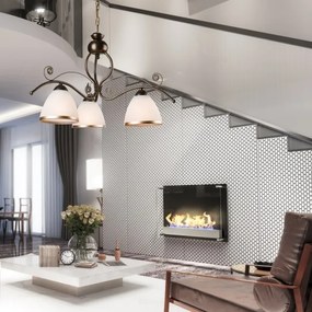 Lampadario a sospensione con catena RETRO II 3xE27/60W/230V