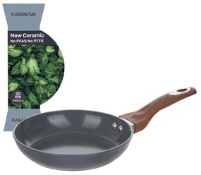 Padella 20 cm in ceramica ottanio New Ceramic