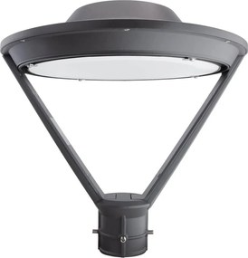 Lampione 50W 130lm/w No Flickering IP65 DIMMERABILE 0-10V Colore Bianco Caldo 3.000K