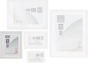 Cornice bianca verticale con sostegno/da appendere 22,5x28 cm Sencillo – Casa Selección