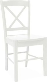 Sedia in legno CD-56 bianco - H 85 cm
