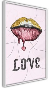 Poster Lip Gloss and Love