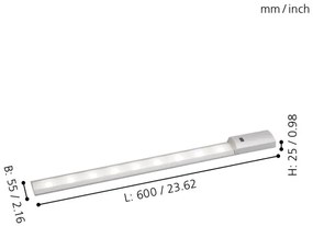 Eglo 96081 - Lampada LED sottopensile con sensore TEYA LED/8,1W/230V